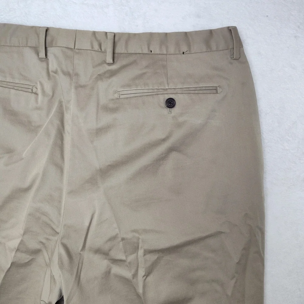 Banana Republic Pants Mens 38x32 Beige Chino Slim Manteco Cotton Spandex Canvas‎